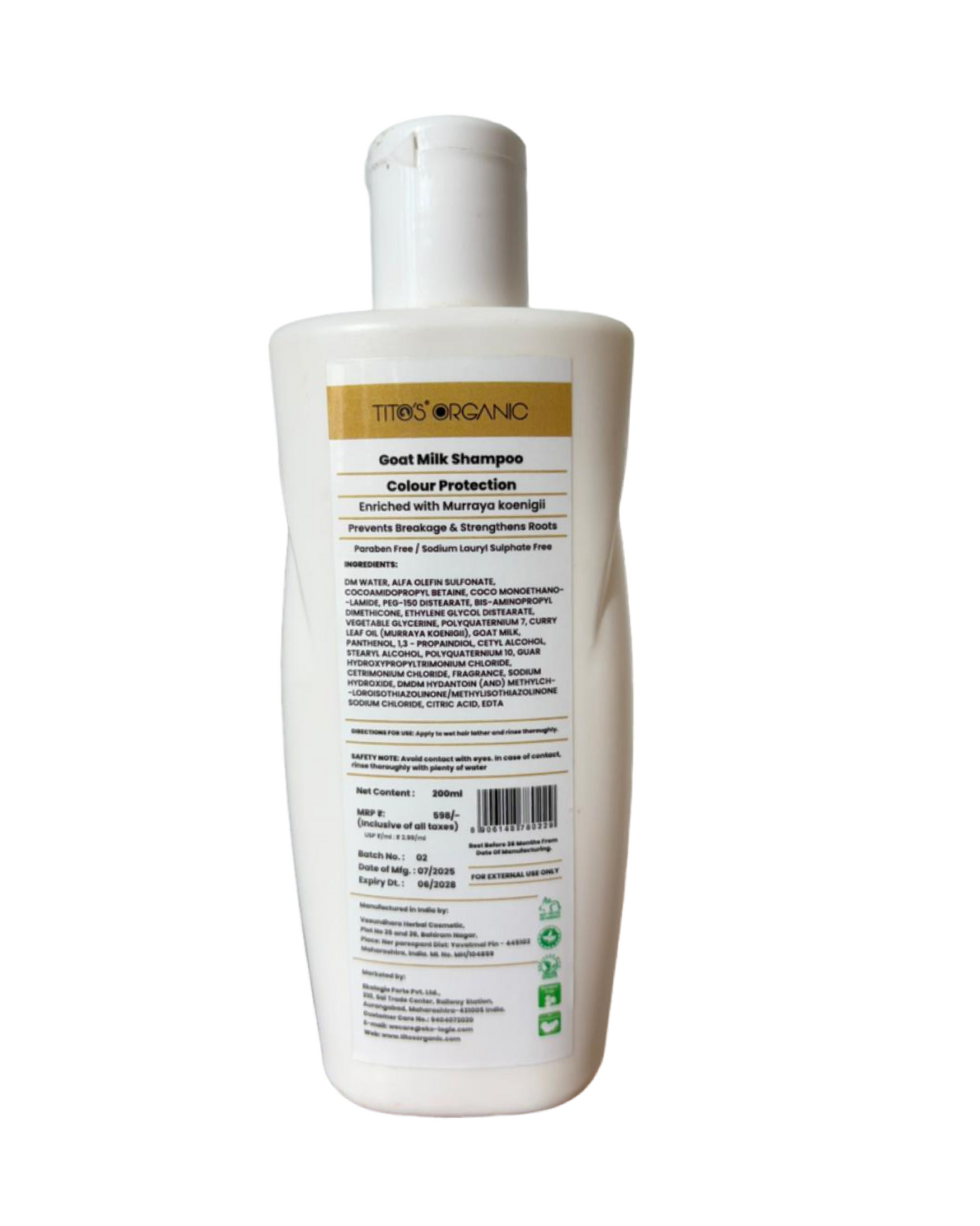 Goat Milk Colour Protection Shampoo