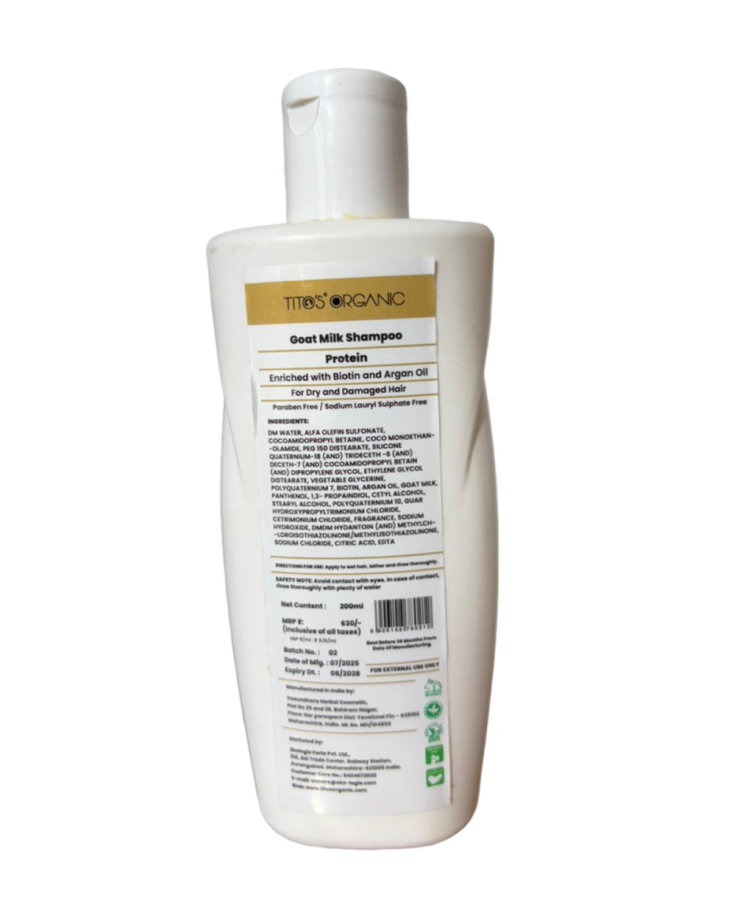 Goat Milk Protein Shampoo