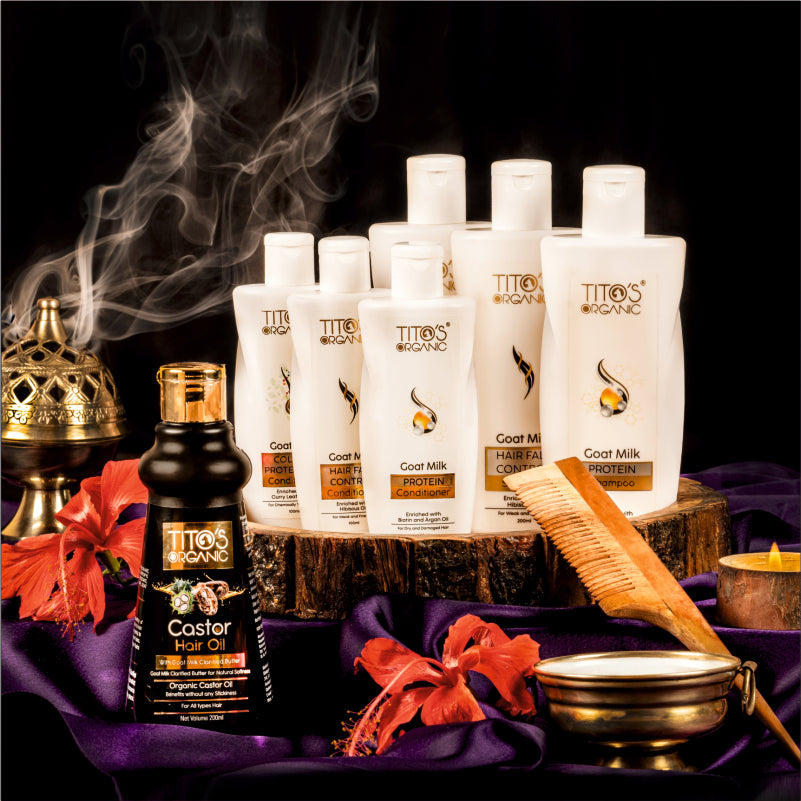 Silky Smooth: Organic Goat Milk Hair Care
