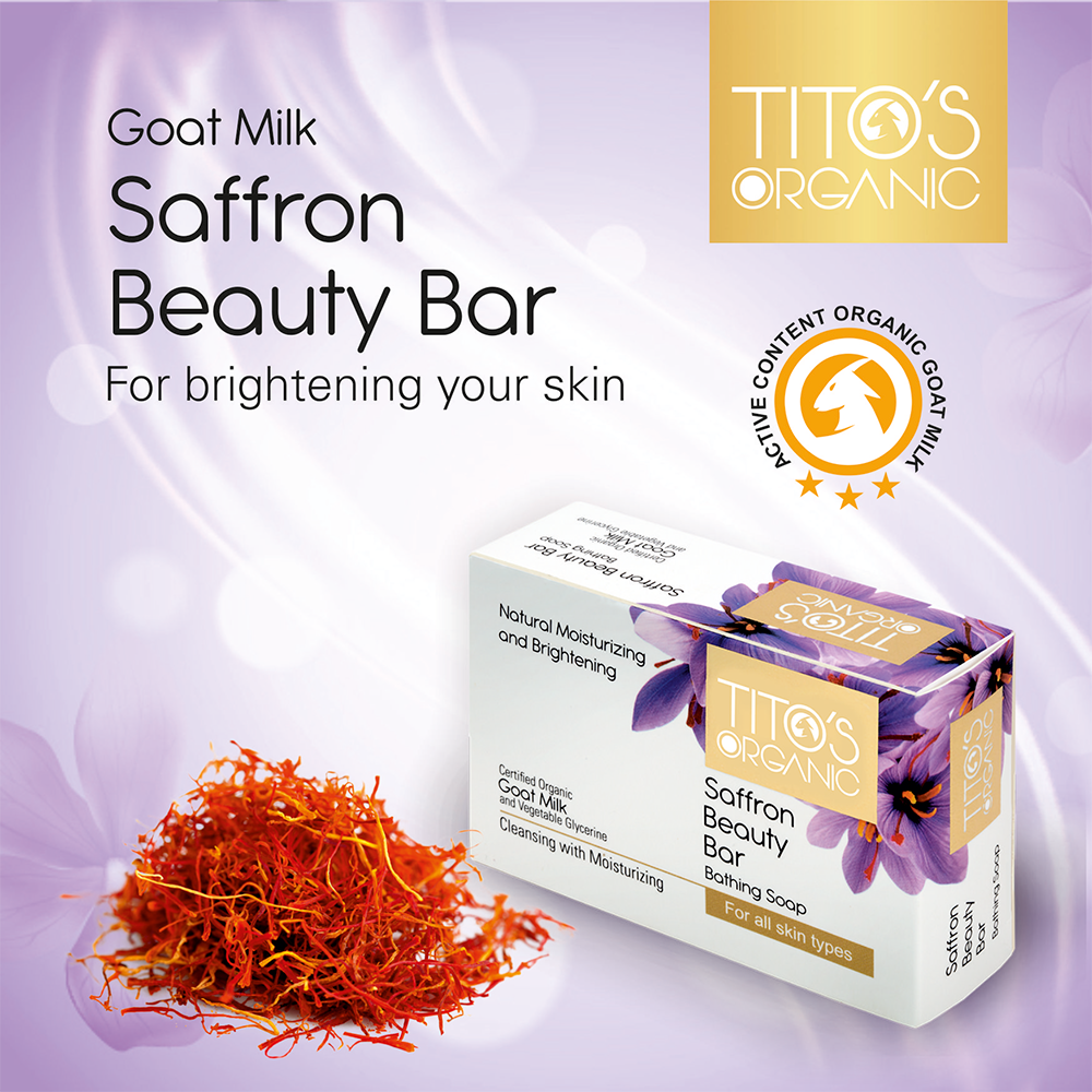 Goat Milk Saffron Beauty Bar