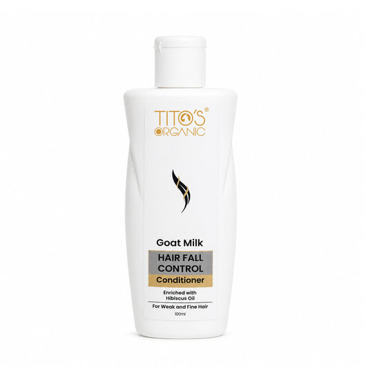 Tito's Organic Goat Milk Hair Fall Control Conditioner 100ml front view