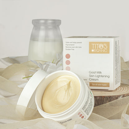 Goat Milk Skin Lightening Cream for Dark Spots 
