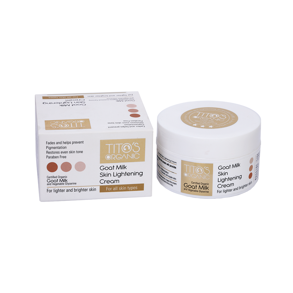 Goat Milk Skin Lightening Cream for Dark Spots & Even Skin Tone