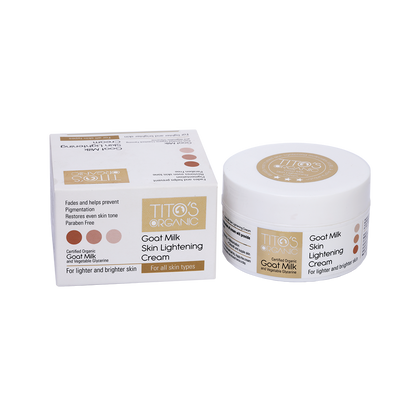 Goat Milk Skin Lightening Cream for Dark Spots & Even Skin Tone