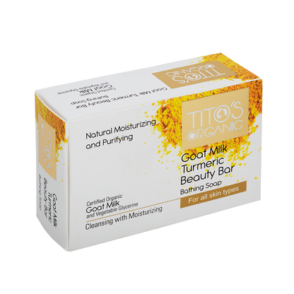 Tito’s Goat Milk Turmeric Beauty Bar for Brightening & Hydration
