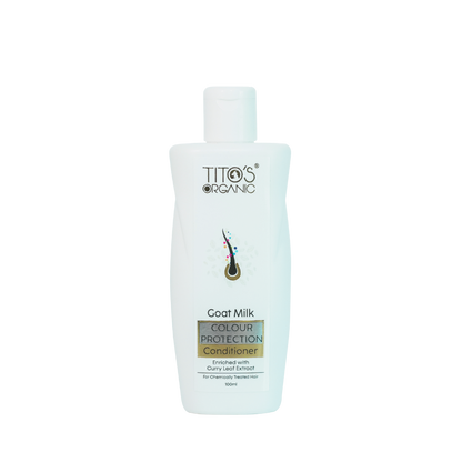 Tito’s Organic Goat Milk Colour Protection Conditioner bottle