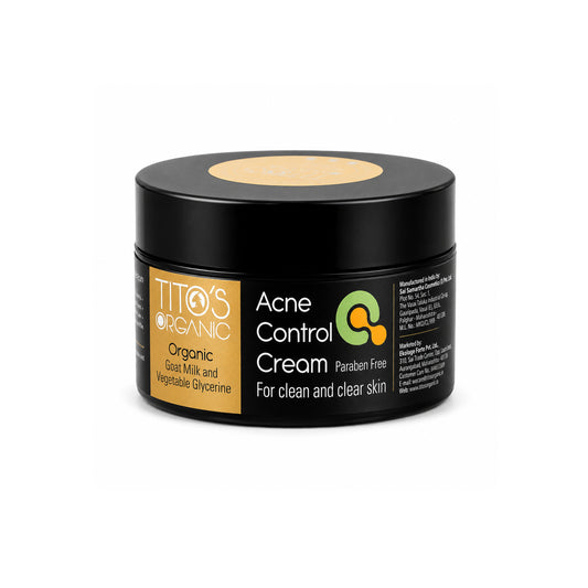 Tito's Organic Goat Milk Acne Control Cream 50g front view