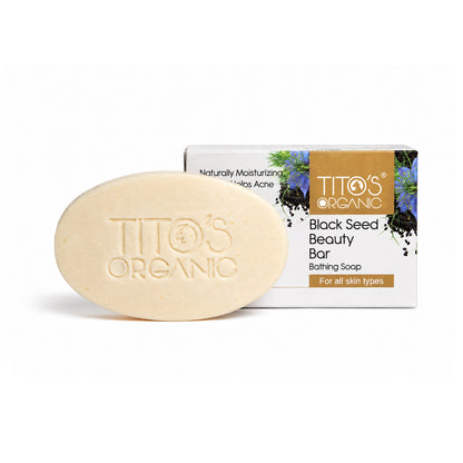 Tito's Organic Goat Milk Black Seed Beauty Bar 75g with bar
