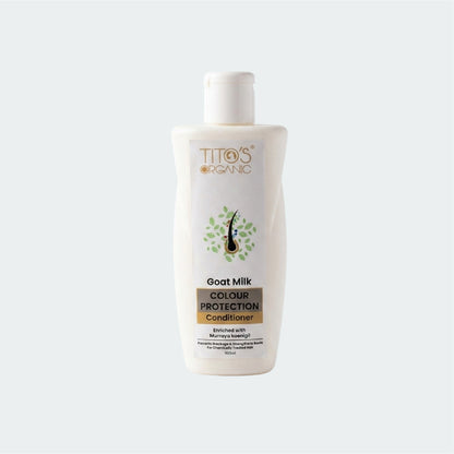 Tito’s Organic Goat Milk Colour Protection Conditioner 100ml enriched with murraya koenigii for chemically treated hair