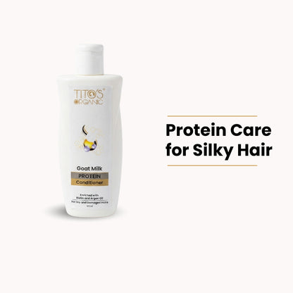 Tito’s Organic Goat Milk Protein Conditioner for dry and damaged hair, 100ml