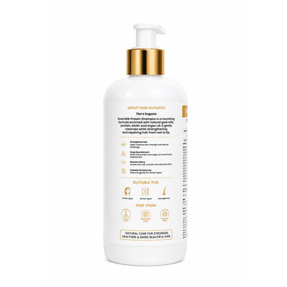 Tito's Organic Goat Milk Protein Shampoo 200ml side view