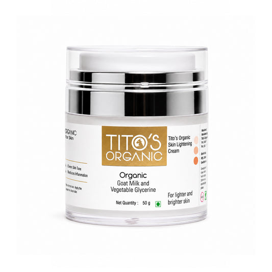 Tito's Organic Goat Milk Skin Lightening Cream 50g front view