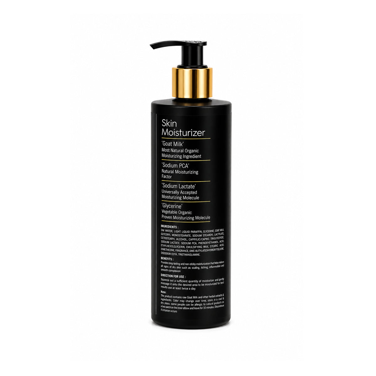 Tito's Organic Goat Milk Skin Moisturizer 200ml side view