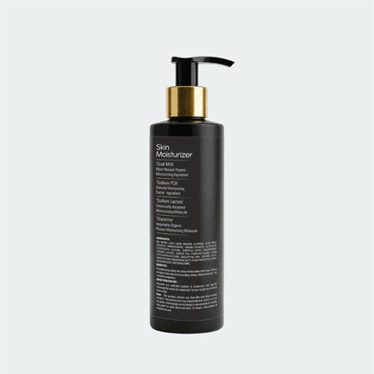 Back label of Tito’s Organic Goat Milk Skin Moisturizer showing ingredients directions and moisturizing benefits